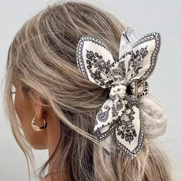 Bohemian Style Bow Hair Claw Hair Clip
